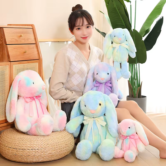 HABO 30/42/60Cm Kaninchen Hase Plüschtier Kuscheltier Kinder Geschenk Bunt Weich