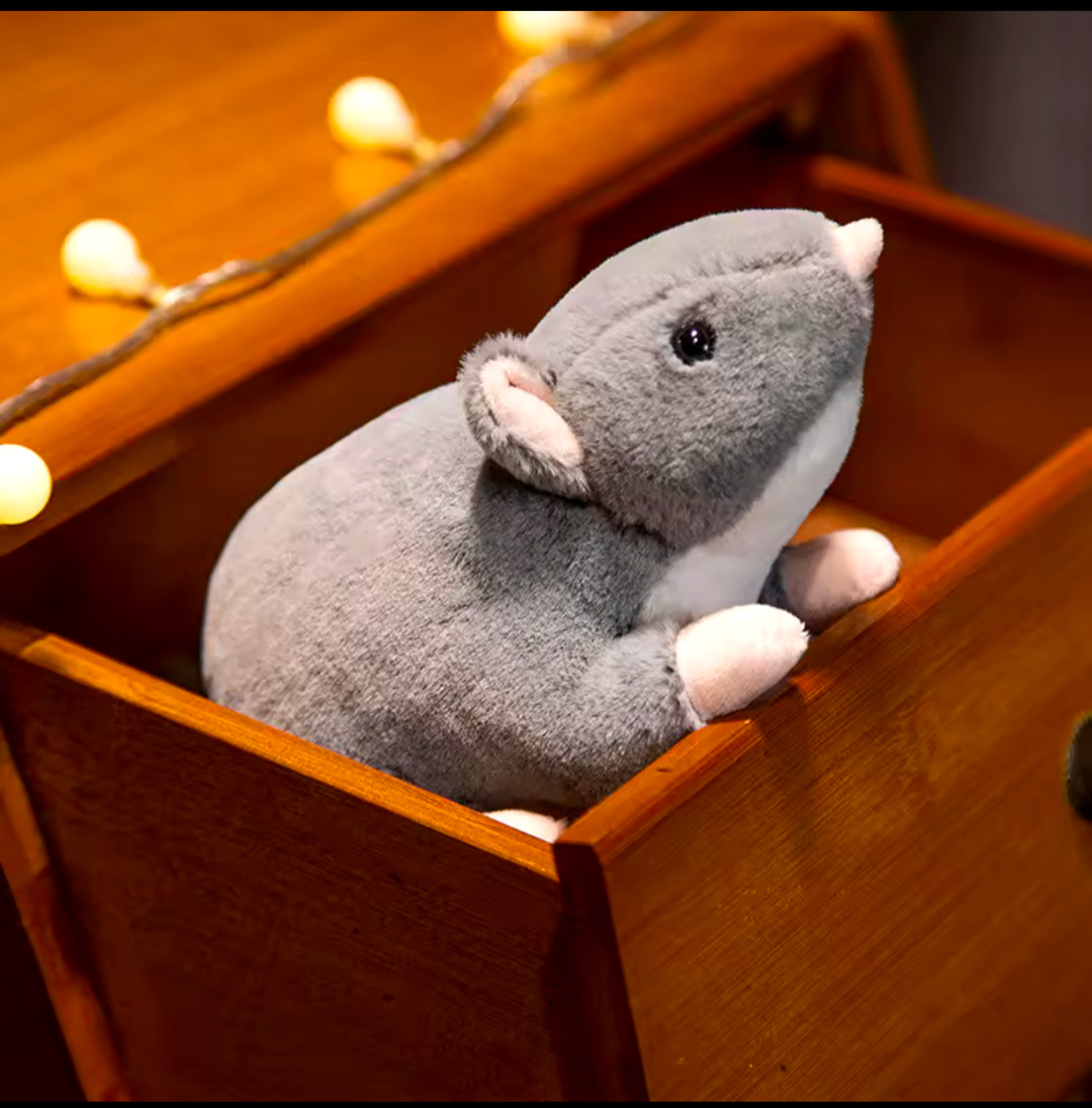 Maus Spitzmaus Kuscheltier Plüschtier Spielzeug für Kinder 32cm Ratte süß