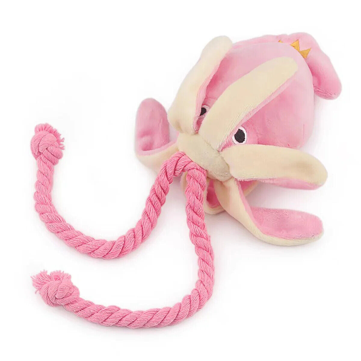 Oktupus Plüschtier Kuscheltier Pink für Kinder und Haustiere Geschenk
