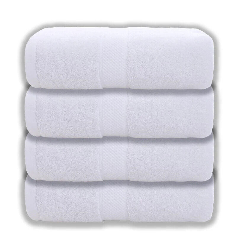 HABO 2/4/6  Baumwolle Handtücher Frottee Dusche Baden Handtuch Grau Weiß Hände