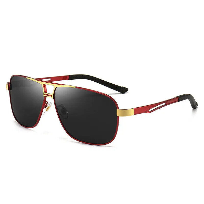 Piloten Brille Herren-Sonnenbrille Uv-Schutz Business Casual Sonnenbrille