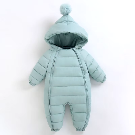 Baby Overall Winter Kleinkind Ganzkörperanzug Dick und Warm Mit Kapuze Für Babys