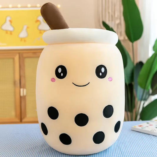 Bubble Tea Plüschtier Kuscheltier Boba Stofftier Niedlich weich Kinder Geschenk