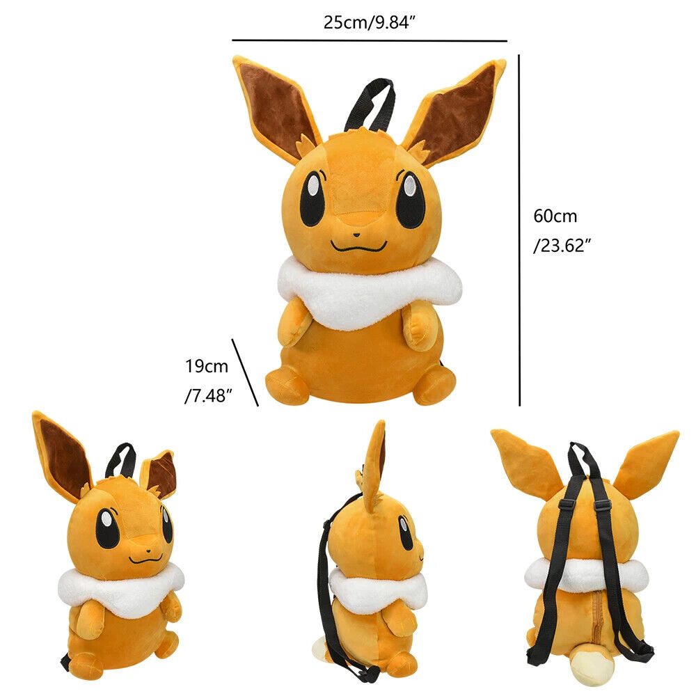 Pokemon Pikachu Snorlax ... Plüschrucksack weicher niedlicher Rucksack Pokemon
