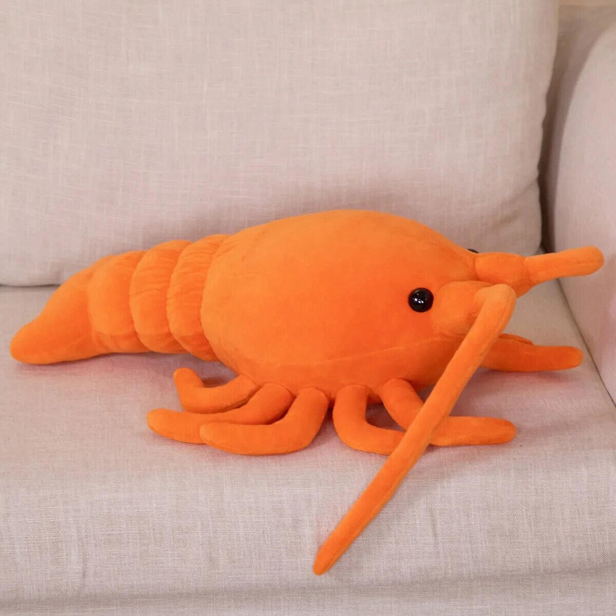 HABO 50-65Cm Roter Hummer Plüschtier Garnele Krebs Kuscheltier Lobster Meer 
