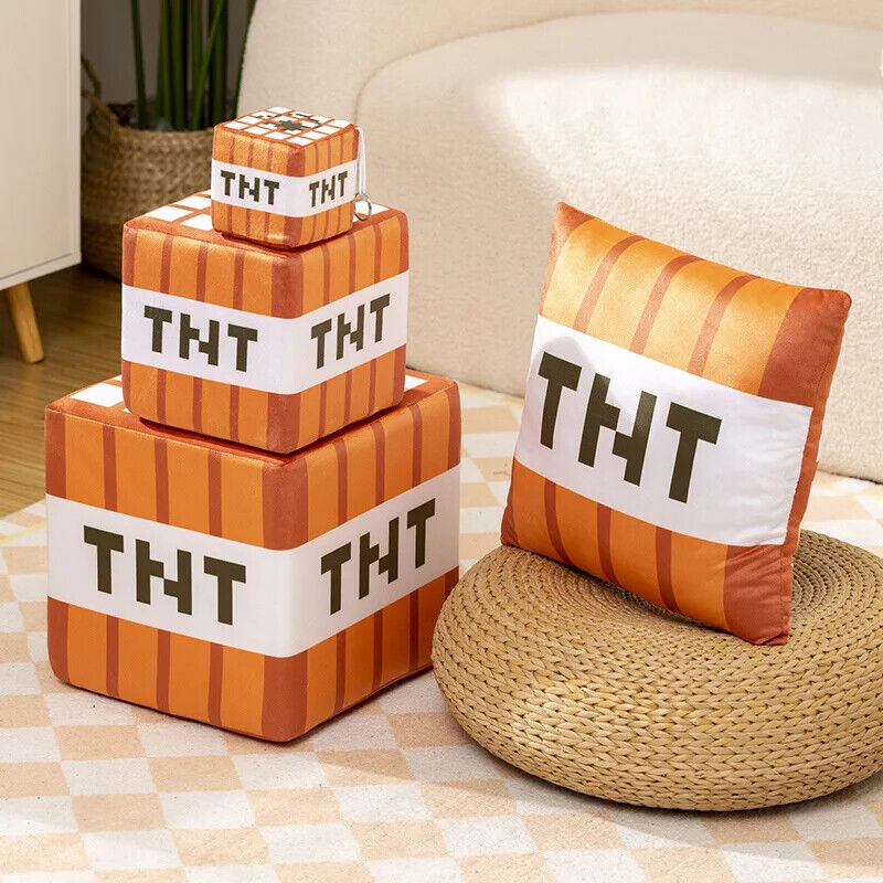 Minekraft Kissen weiche Plüschkissen Mine&Craft Design Geschenk Weiches Kissen