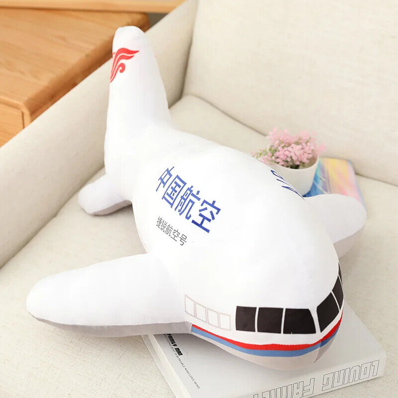 Flugzeug-Plüschkissen - Großes Kuscheltier 40/60/80cm