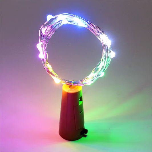Weinflasche 2M Lichterketten Weihnacht Dekoration LED Lampe Flasche Lichterkette