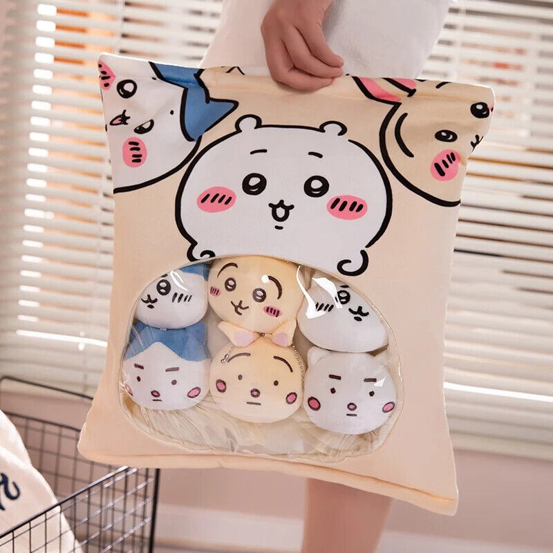 Plüsch-Snacktasche – Süße Mini-Puppen & Kissen im Frucht- und Tierdesign