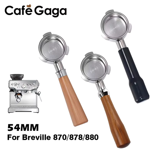 HABO 54 mm Kaffee-Siebträger ohne Boden Ersatzfilterkorb