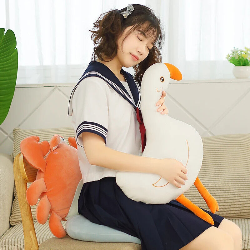 Kawaii-Plüschspielzeug Kuscheltier Geburtstag Geschenke Wals, Gans, Krabbe, Löwe