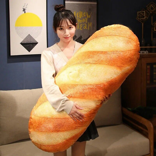 Baguette Plüschtier 70cm Riesig Groß Stofftier Französisch Geschenk Realistisch