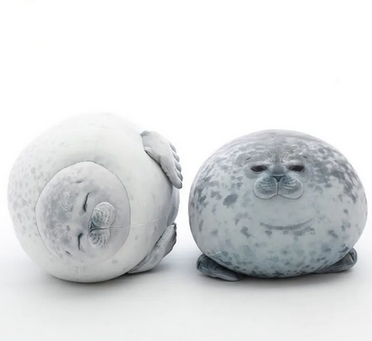 Robbe Kuscheltier Plüschkissen Kinder Geschenk Spielzeug Seelöwe Seal Puppe