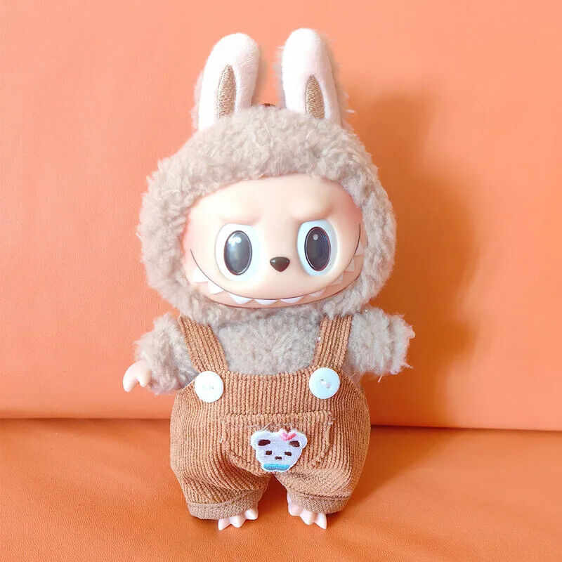 Puppenkleider für 17 cm Baumwoll-Idolpuppen – Prinzessinnenkleid und Overalls