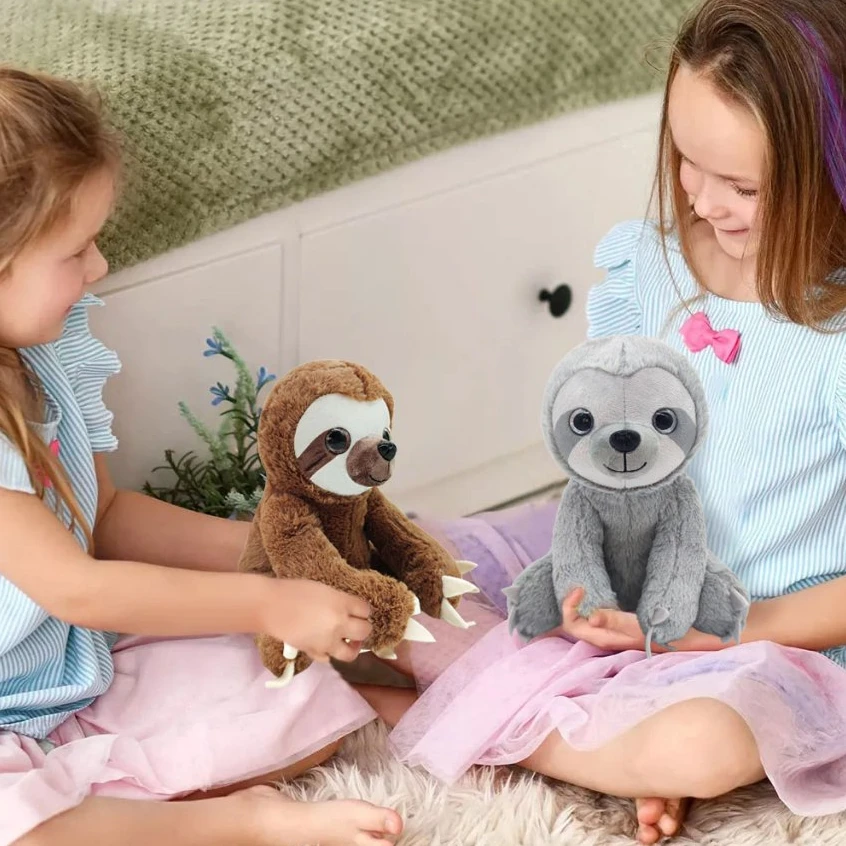 Premium-Plüsch-Faultier-Spielzeug, Lebensechtes Faultier-Kuscheltier, Superweich