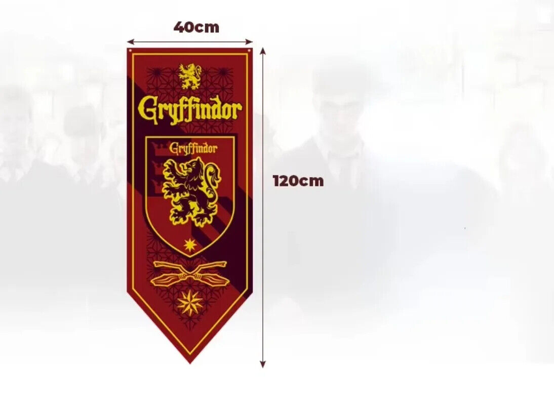 Harald Potter Hogwarts Flaggen 40x120cm Zauber Film Dekoration Geschenk Party