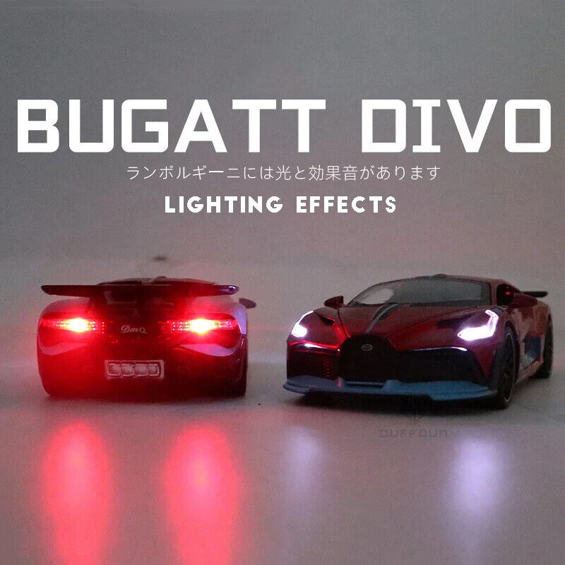Bugatti Divo Modellauto Spielzeug für Kinder und Sammler Maßstab 1/32 Geschenk