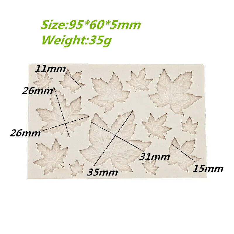 HABO Blatt Silikon Form Ahorn Kanada Geschenk Kuchen Backen DIY Schokolade Kind