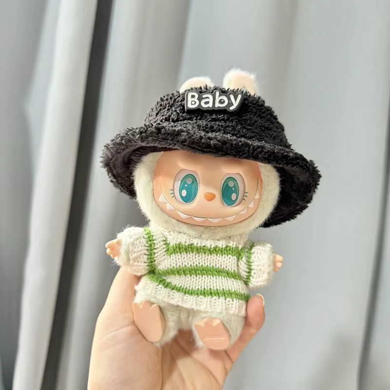 Mini Plüsch Puppe Kleidung Outfit Geschenk für Mädchen 