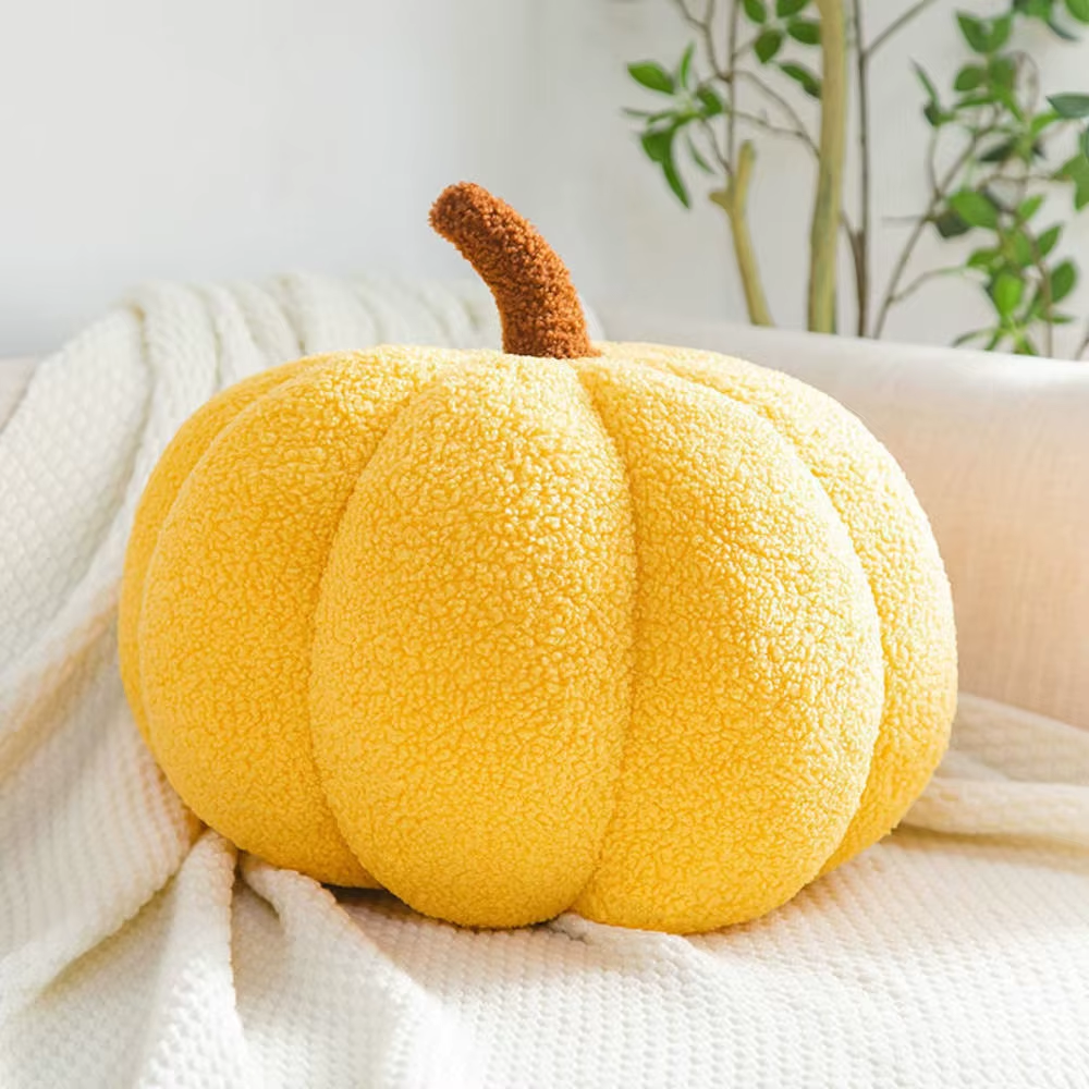 HABO 20cm Kürbis Kissen Herbst Halloween Kuscheltier Plüsch Dekoration Stofftier