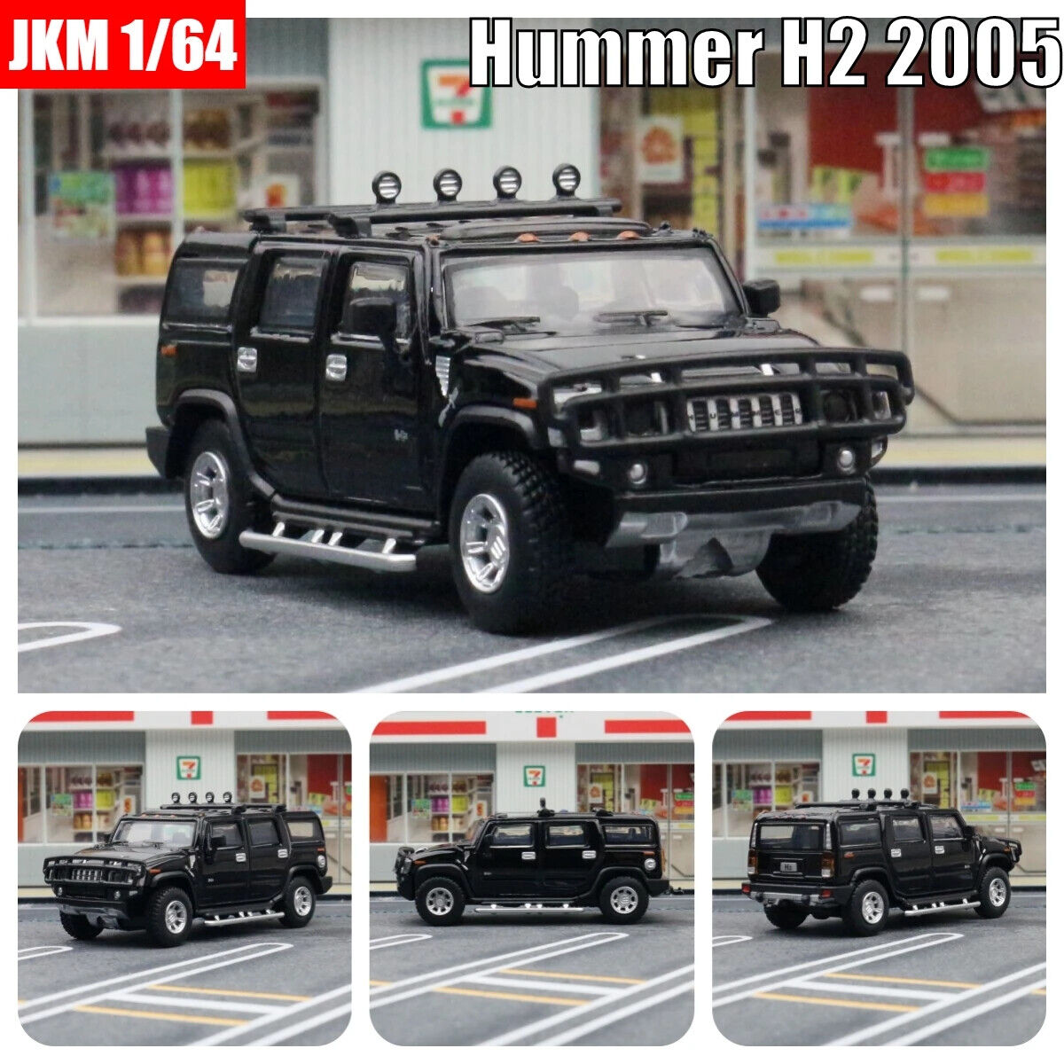 HABO 1:64 Hummer H2 Miniatur Modell Nachbildung SUV Sammeln Auto Amerikanisch