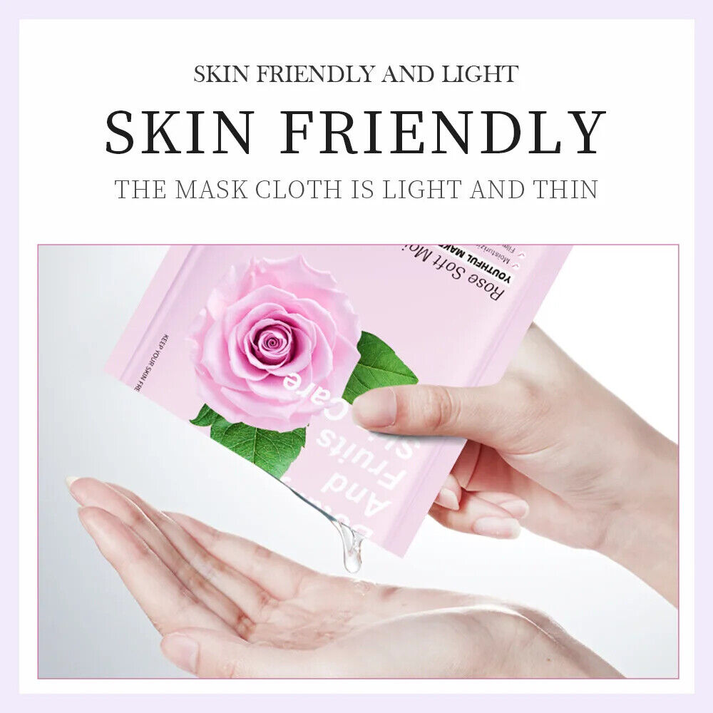 HABO 8 Stück Gesichts Masken Feuchtigkeit Koreanische Skincare Pflege Kosmetik