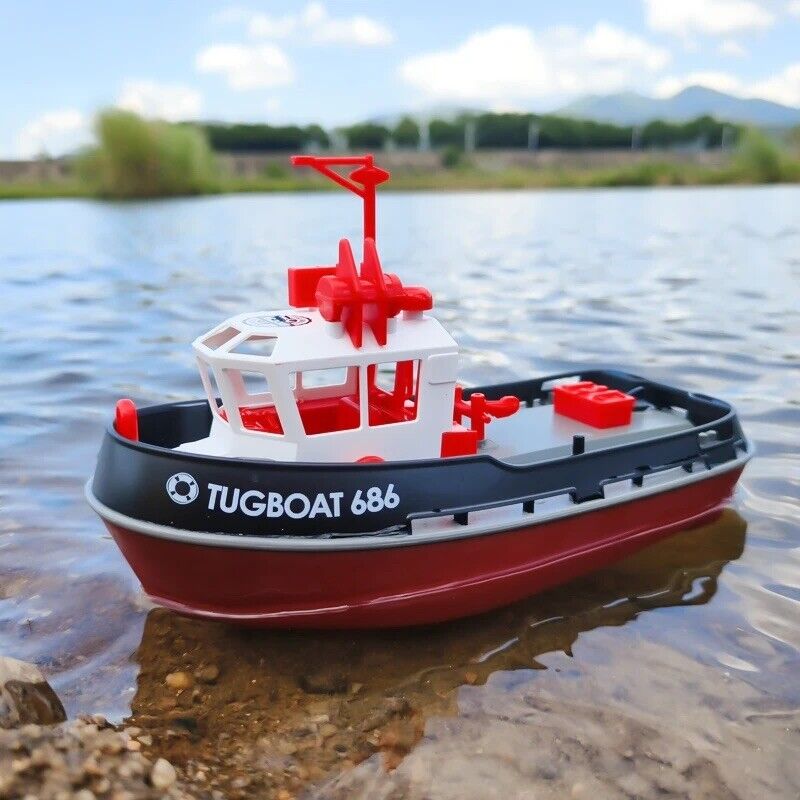 Ferngesteuertes Fischerboot Schiff Boot RC 2,4 Schlepper Hafen Fernbedienung