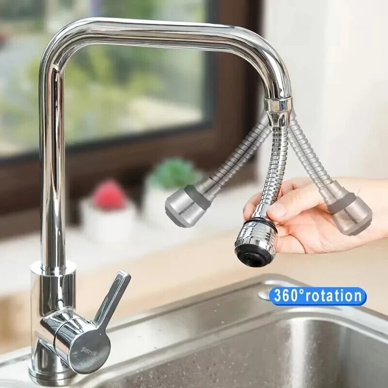HABO 360-Grad Wasserhahn Anti-Spritzschutz – Universelle Rotierende Filterdüse