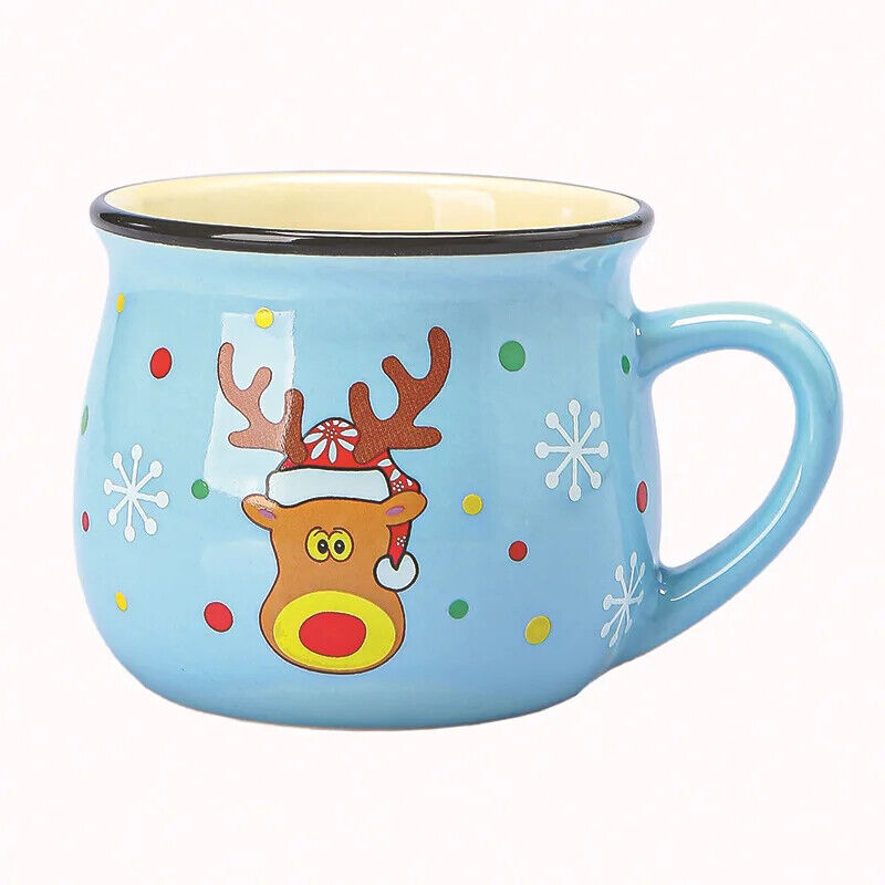 Keramik Tassen niedliche Kaffeetassen Dekoration Kaffeetasse Weihnachtsgeschenk