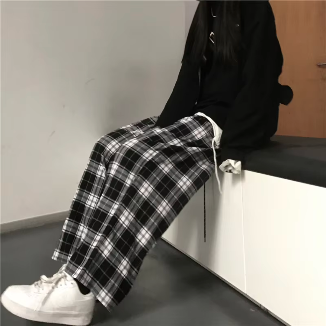 Oversized Jogginghose Schlafhose Schlafanzug Hose Casual Baggy Hip Hop Damen