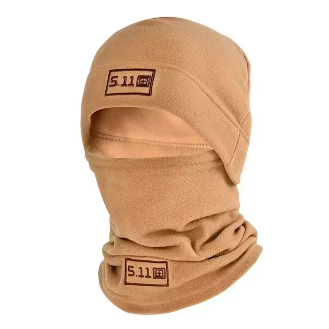 Sturmhaube Mütze + Schal Schutz vor Kälte taktisches Militär Set Thermo Kopf