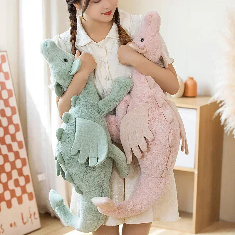 Drache Plüschtier Kuscheltier Weiches Drachen Stofftier Dinosaurier Geschenk
