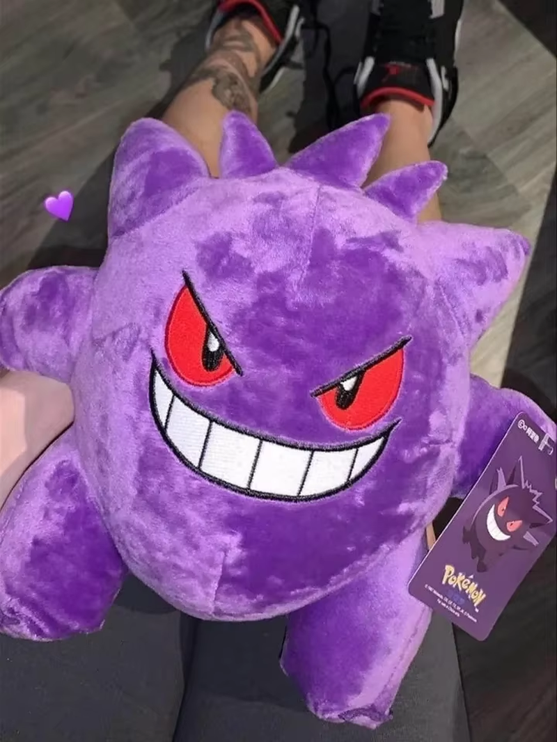 Gengar Plüschtier Pokeemon Anime Kuscheltier lila Geschenk Kinder Kawaii Sammeln
