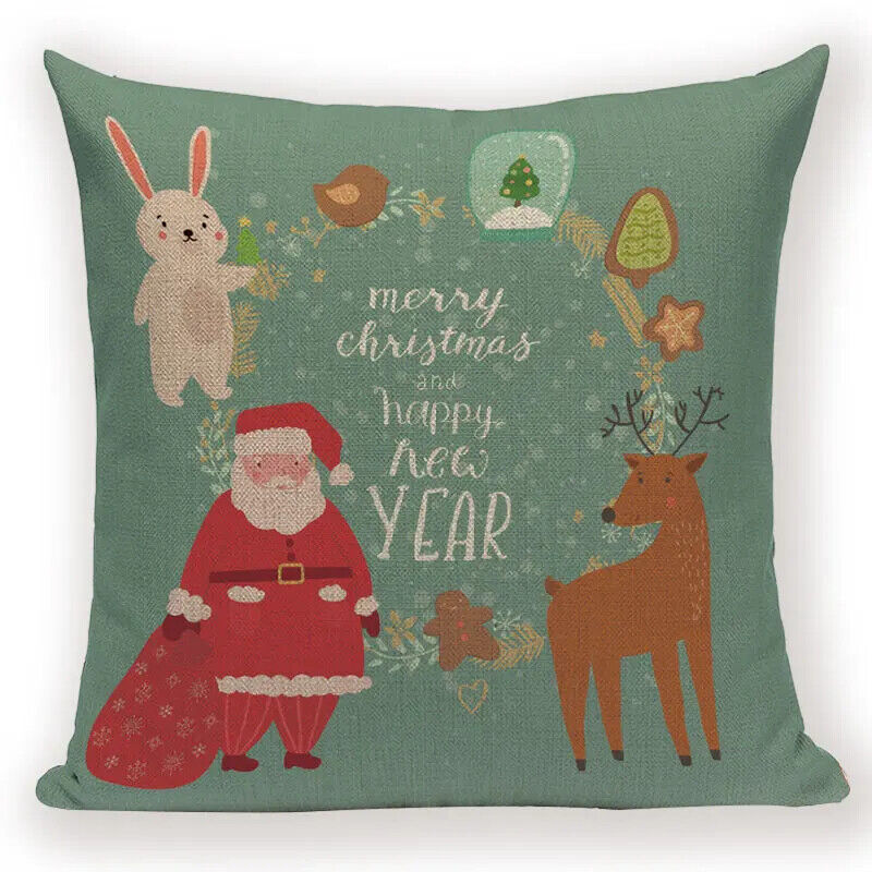 Weihnachtliche Kissenbezüge Weihnachtsdekorationen Kissen Christmas Geschenk