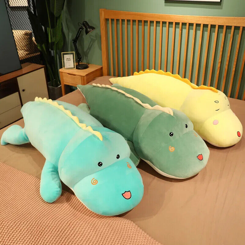 Dinosaurier Krokodil Plüschtier Kuscheltier 80CM Stofftier niedlich Geschenk
