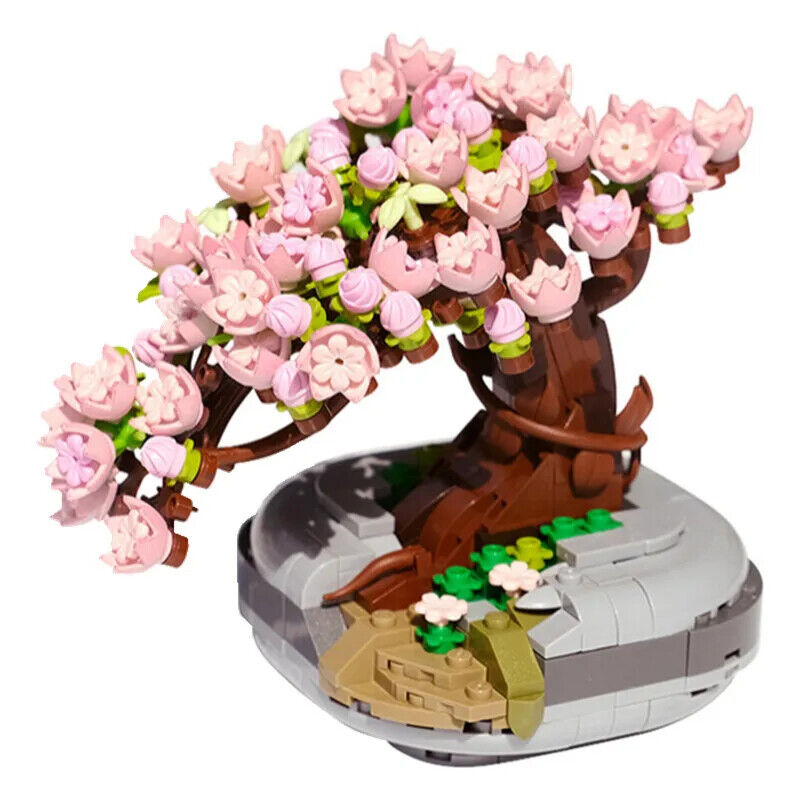 HABO Blumenstrauß Bausteine Set DIY Blumen Geschenk Valentinstag Frauen Mädchen