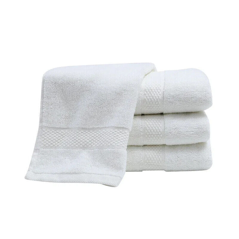 HABO 2/4/6  Baumwolle Handtücher Frottee Dusche Baden Handtuch Grau Weiß Hände