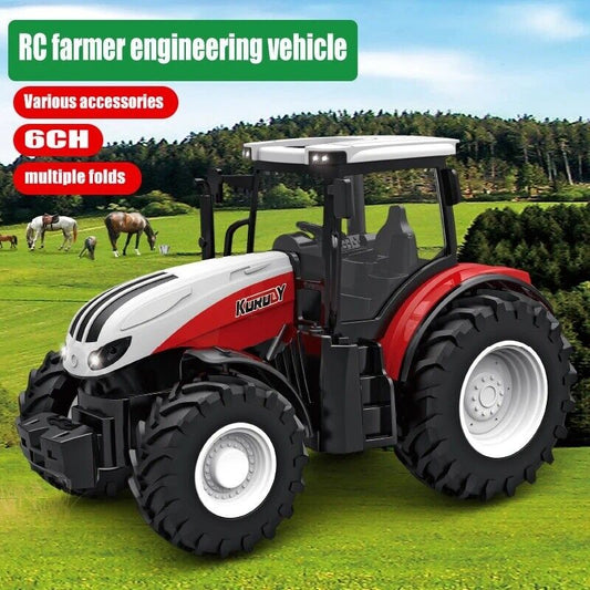 Ferngesteuerter Traktor Landwirtschaft RC Spielzeug Kinder Jungen Fernbedienung
