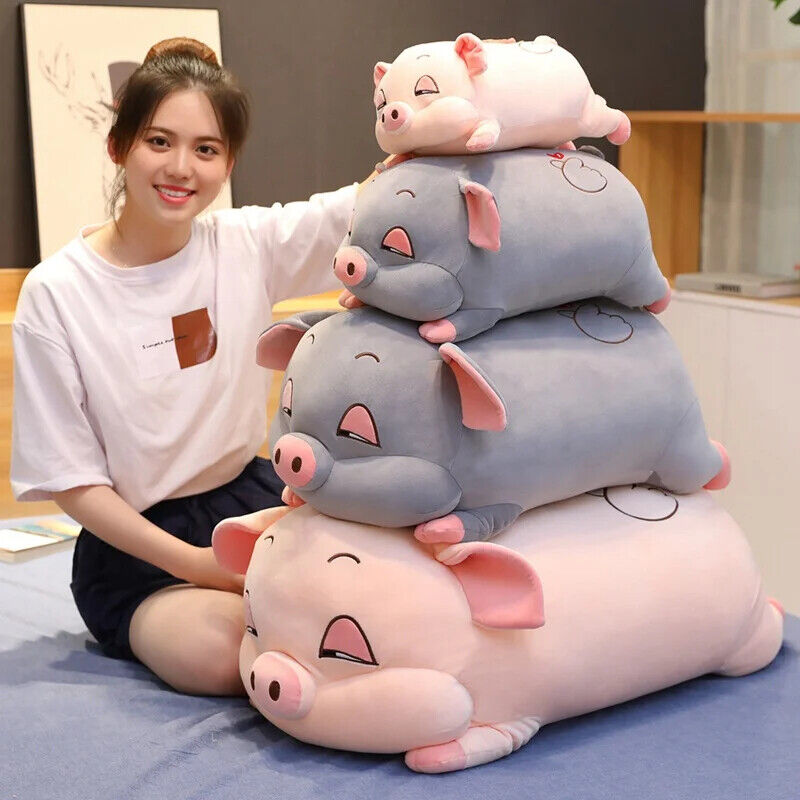 Schwein Maus Hamster Plüschtier Kuscheltier weich 40-70CM Stofftier Geschenk