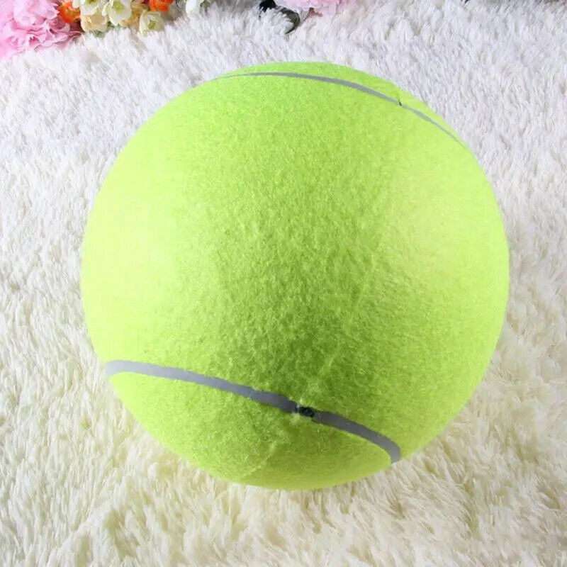 Hundespielzeug Tennis Ball Riesen Ball für Hunde zum Kauen und Werfen Plüschball