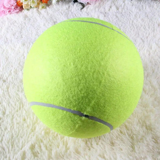Hundespielzeug Tennis Ball Riesen Ball für Hunde zum Kauen und Werfen Plüschball
