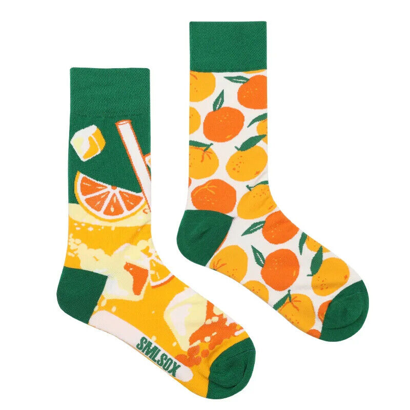 HABO 1 Paar Lustige Socken Ketchup Pommes Eis Noten Pilze Geschenk Mann Frauen