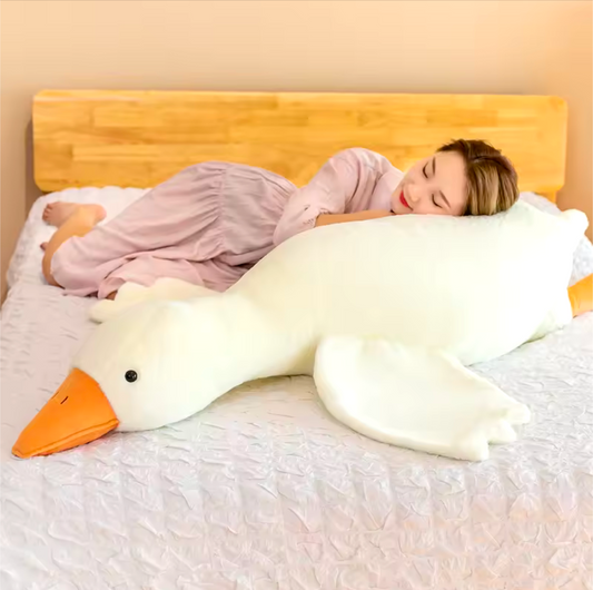 Gans Kuscheltier Plüschtier Weich groß Ente Kissen Kinder Geschenk Schlafen