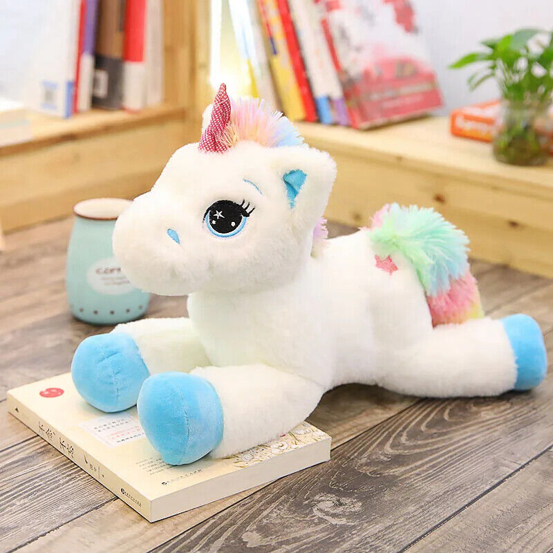 Niedliches Cartoon Einhorn Plüschtier – 40-80 cm Stofftier für Mädchen