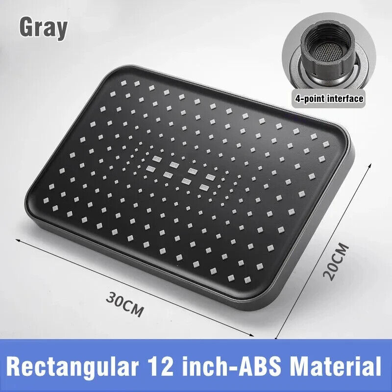 HABO Regendusche 29,5cm Duschkopf Brause Riesig 360° Drehbar Wassersparennd