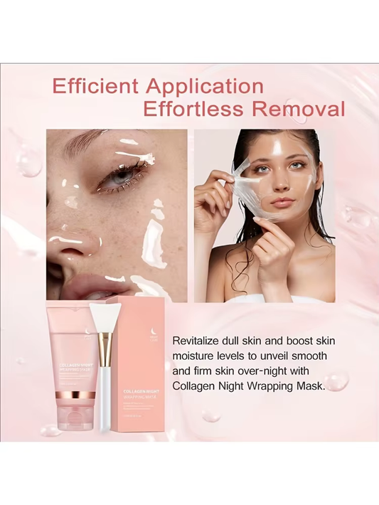 Korean Skincare Kollagen - Maske Nachtkollagen Verjüngung Feuchtigkeitsspendend