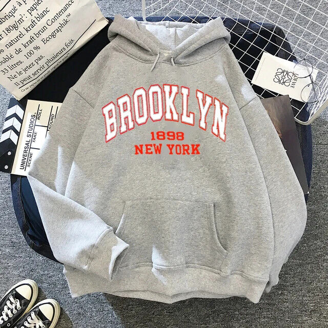 HABO Brooklyn Hoodie Männer Damen Kinder Sweatshirt New York Retro Streetwear 