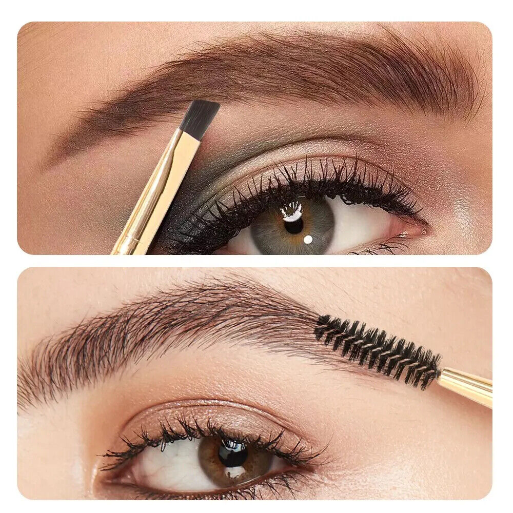 HABO 5 Stück Augenbrauen Kamm Bürste Lidschatten Make Up Pinsel Beauty Frauen