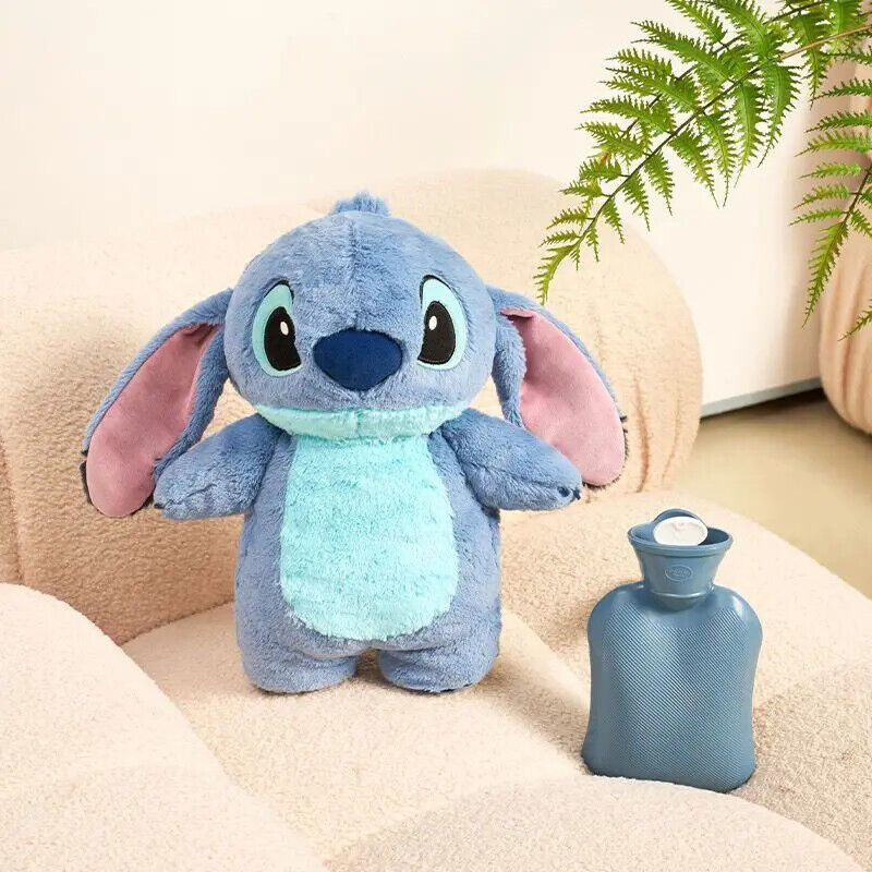 Lilou & Stitch Spielzeug Blauer Hase/Bär Kuscheltier Plüschtier Wärmeflasche