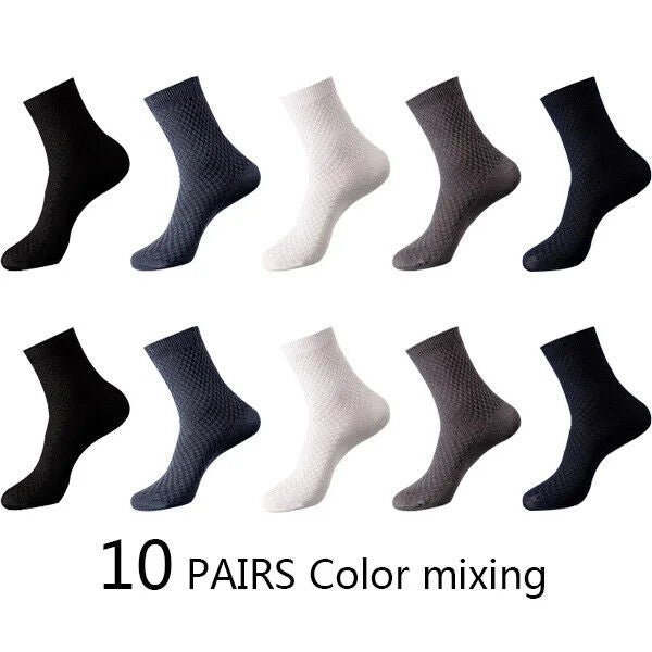 Hochwertige Premium Socken 10 Paare Atmungsaktive weiche Kompressions Socken